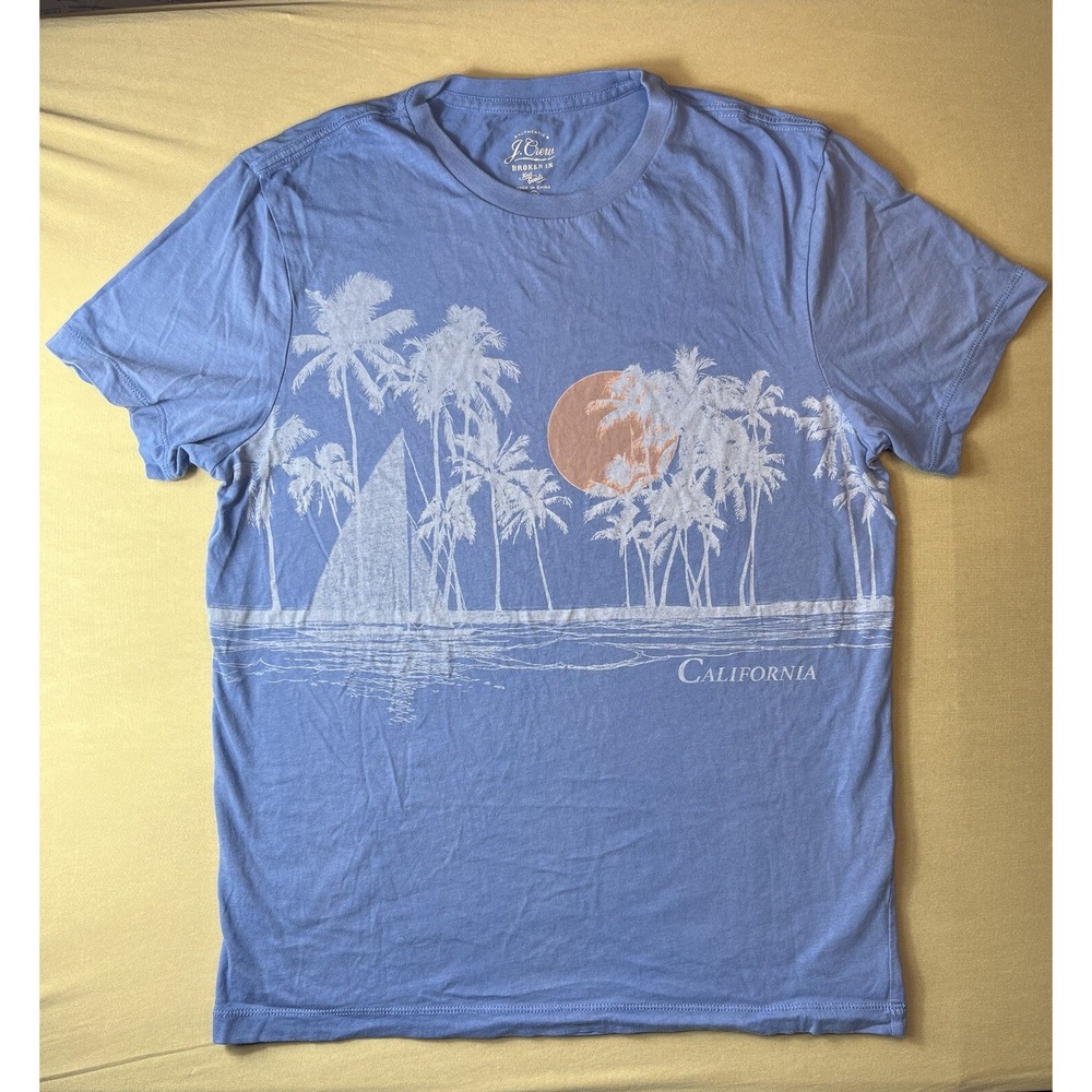 J. Crew Broken In T Shirt Mens Small Short Sleeve Crewneck Pre-owned